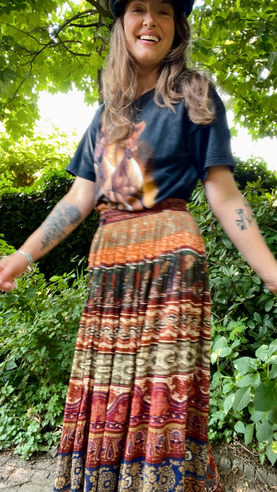 Bohemian Circle Skirt