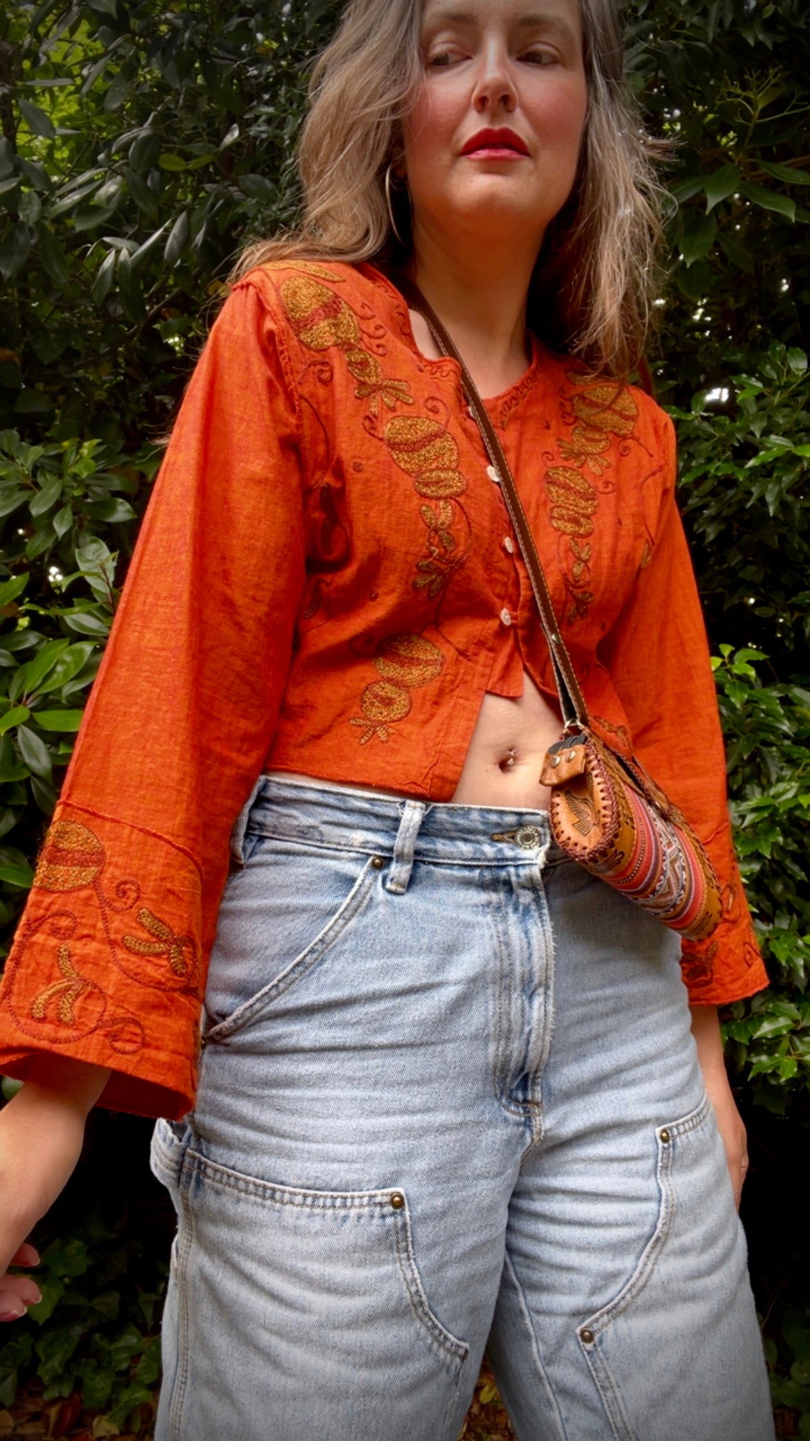 Whimsical Cropped Shirt