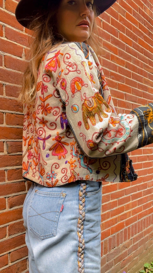 Embroidered Kantha Jacket