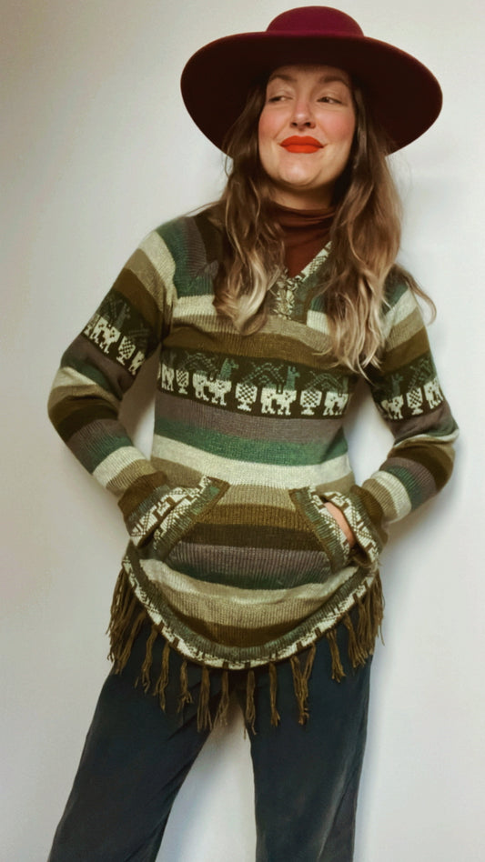 Peruvian Hooded Jumper