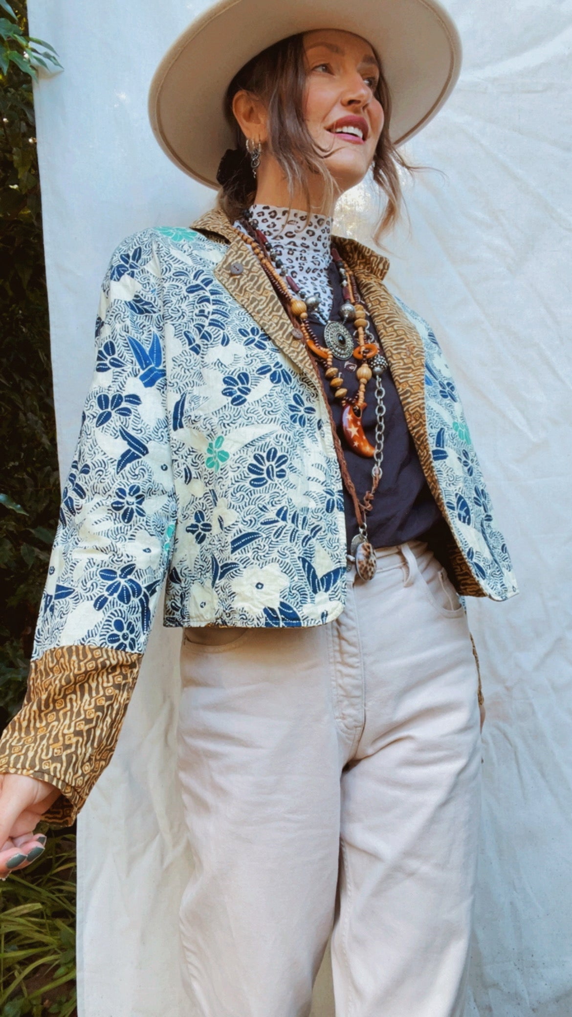 Reversible Batik Jacket