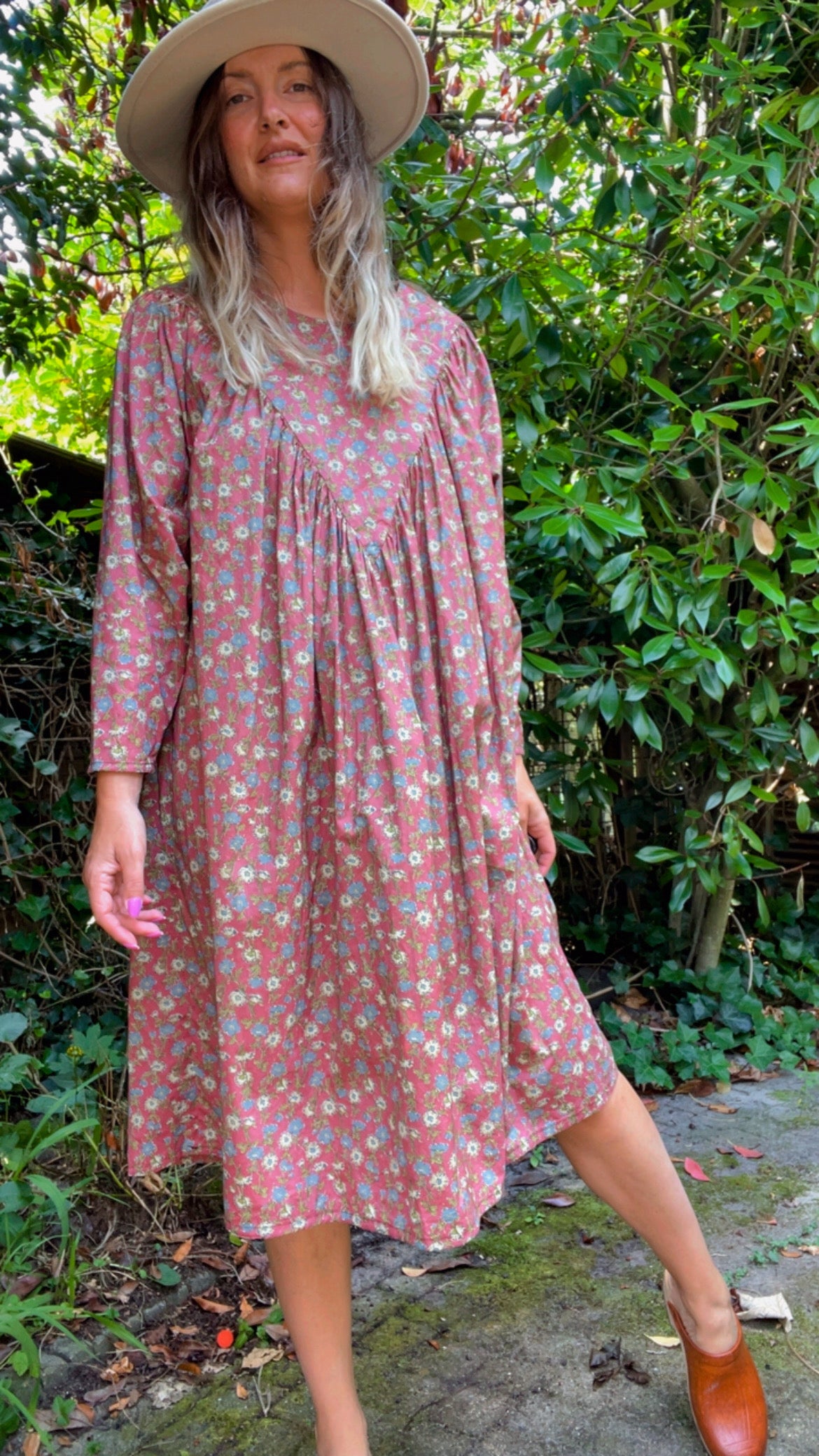 Handmade Floral Dress