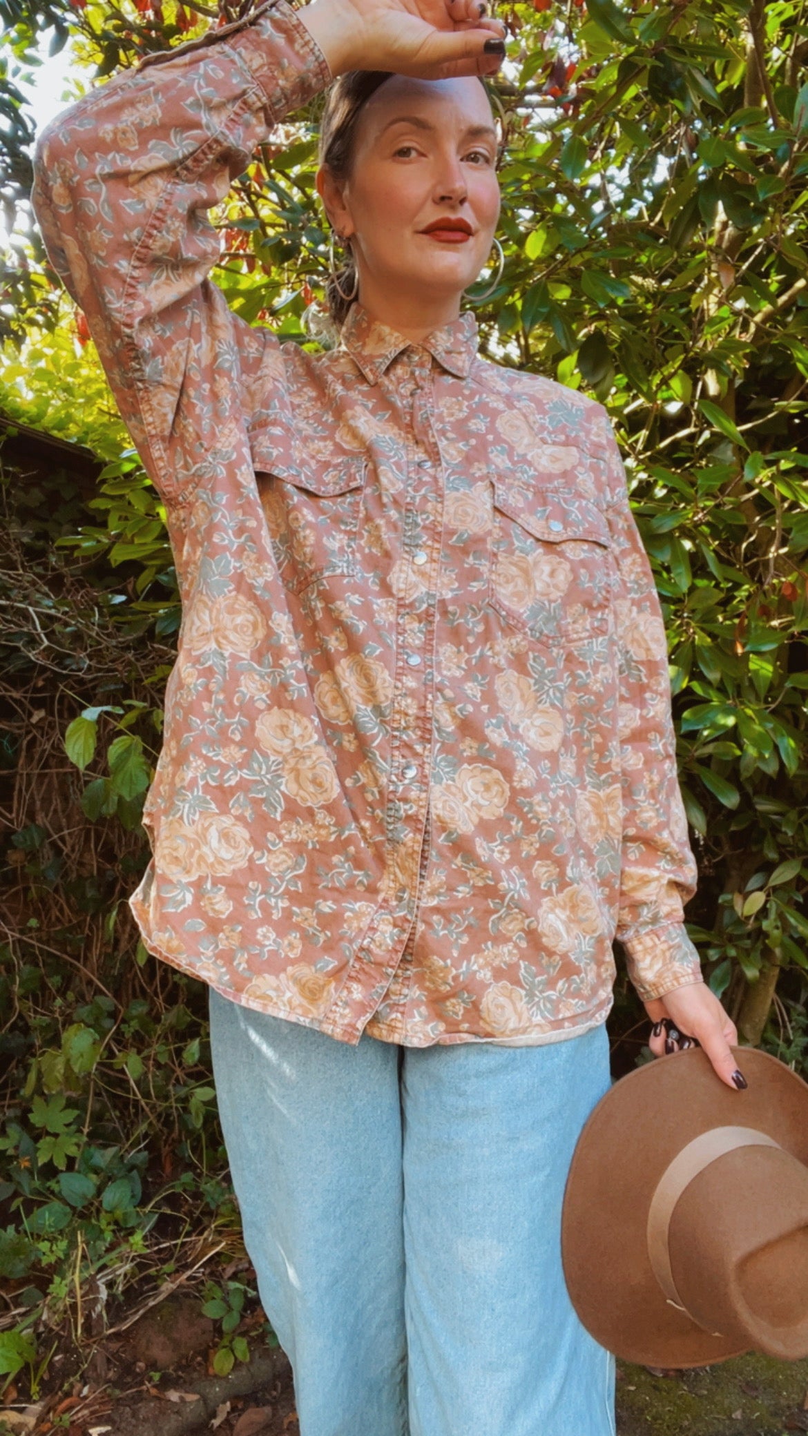 90s Floral Shirt