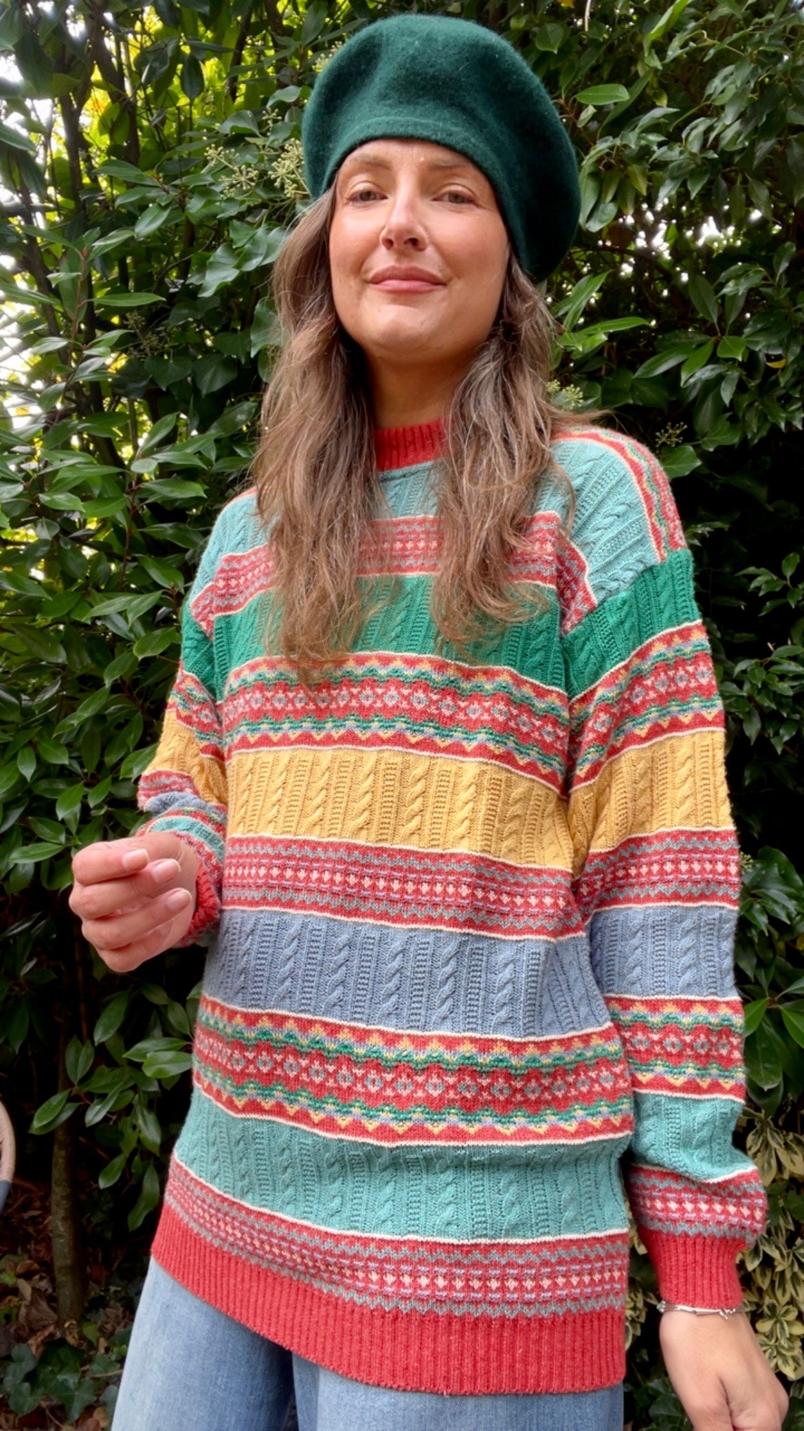 Colorful Pattern Jumper