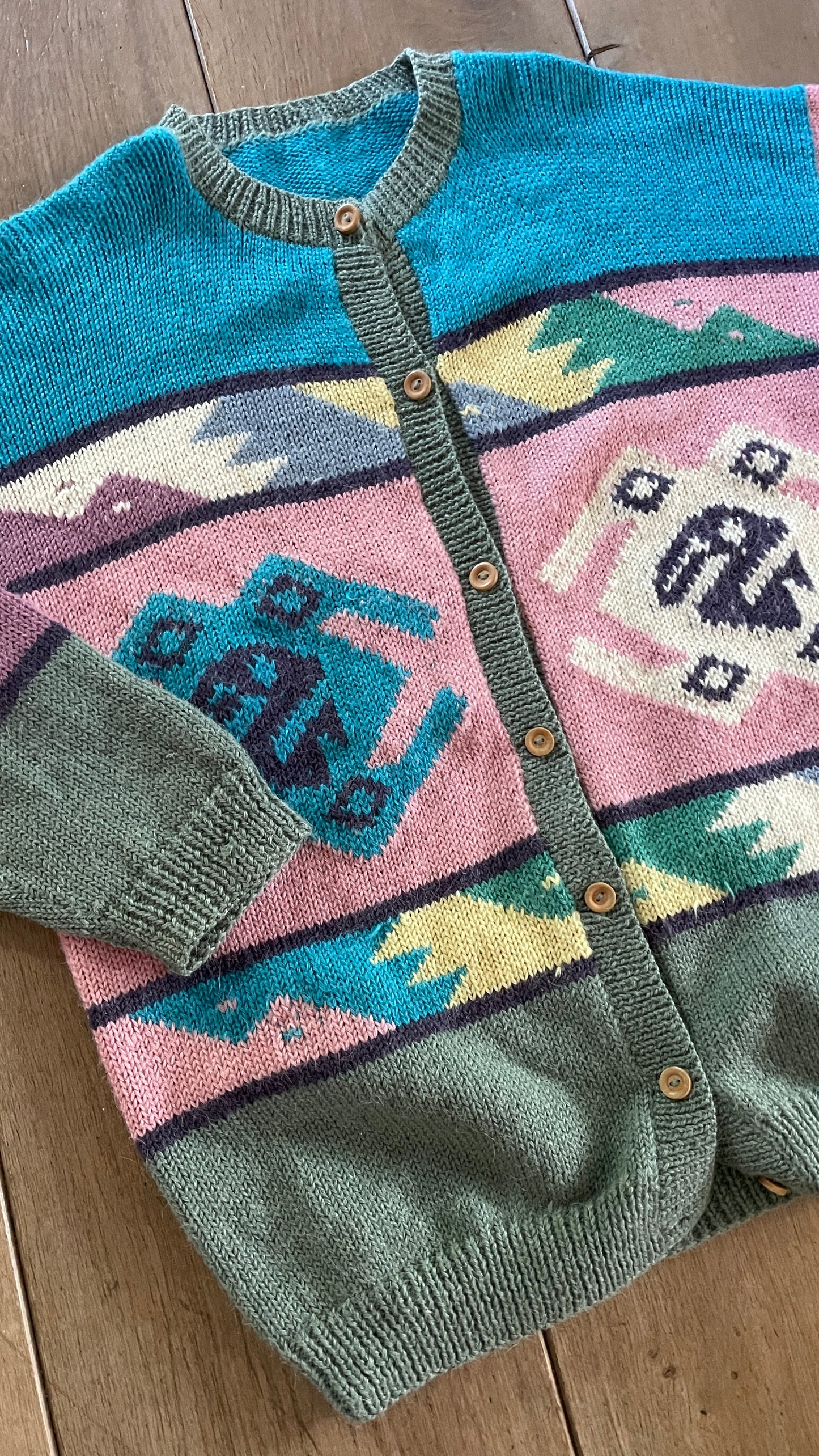 Wool Pastel Cardigan