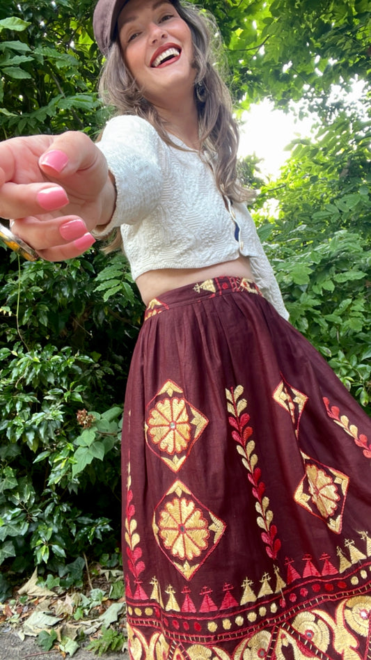 Suzani Skirt