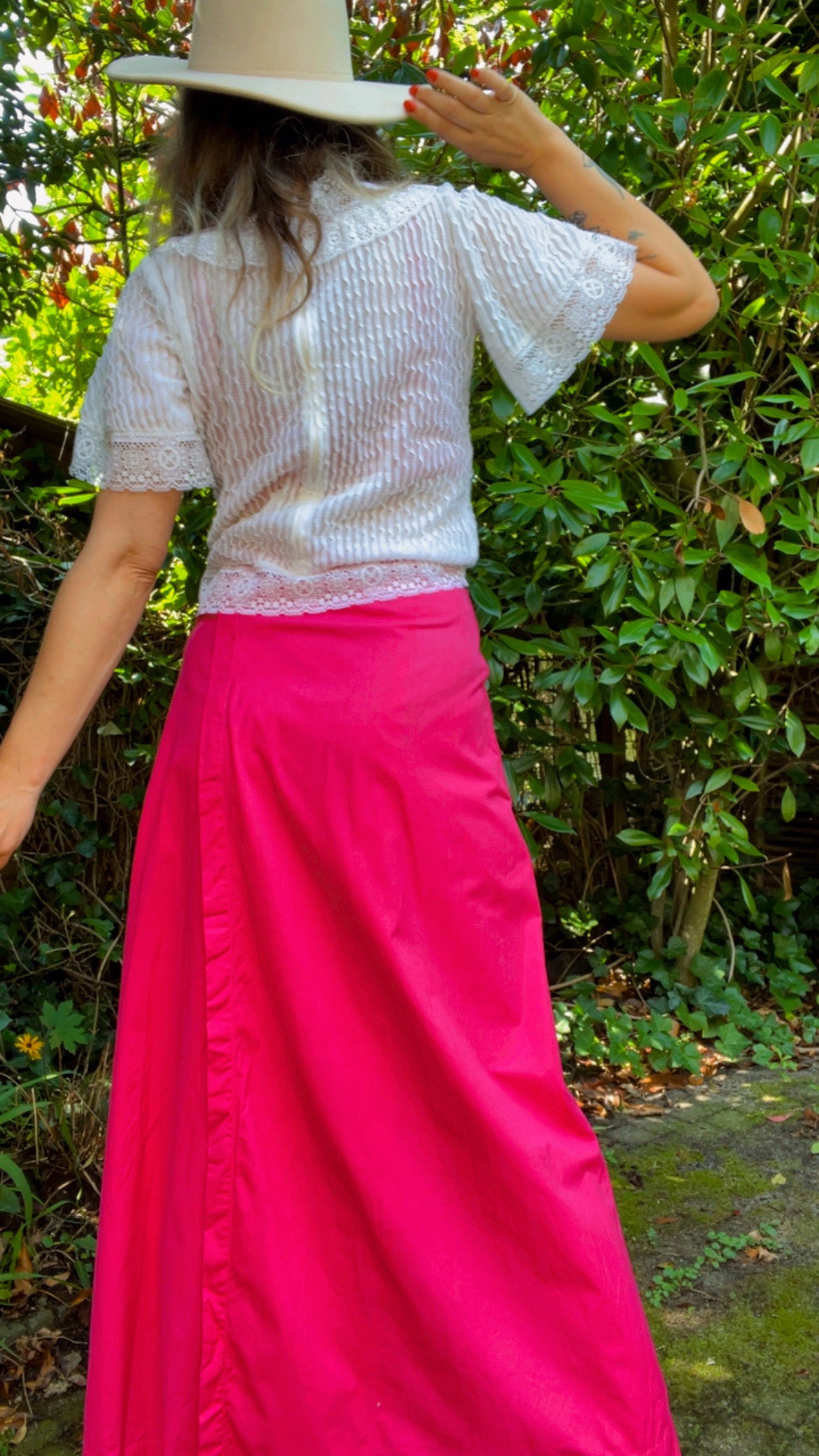 Cotton Wrap Skirt