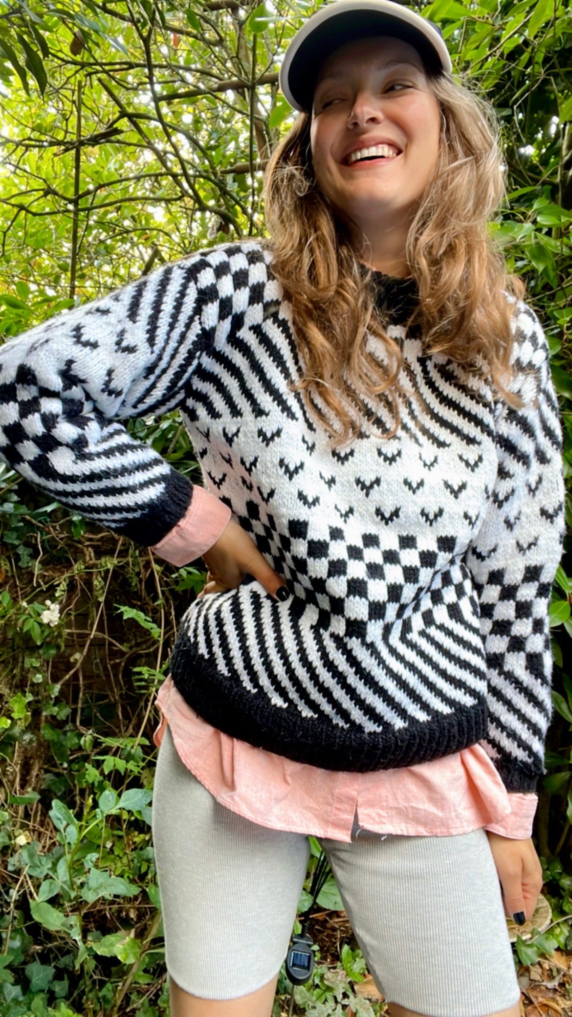 B&W Pattern Jumper