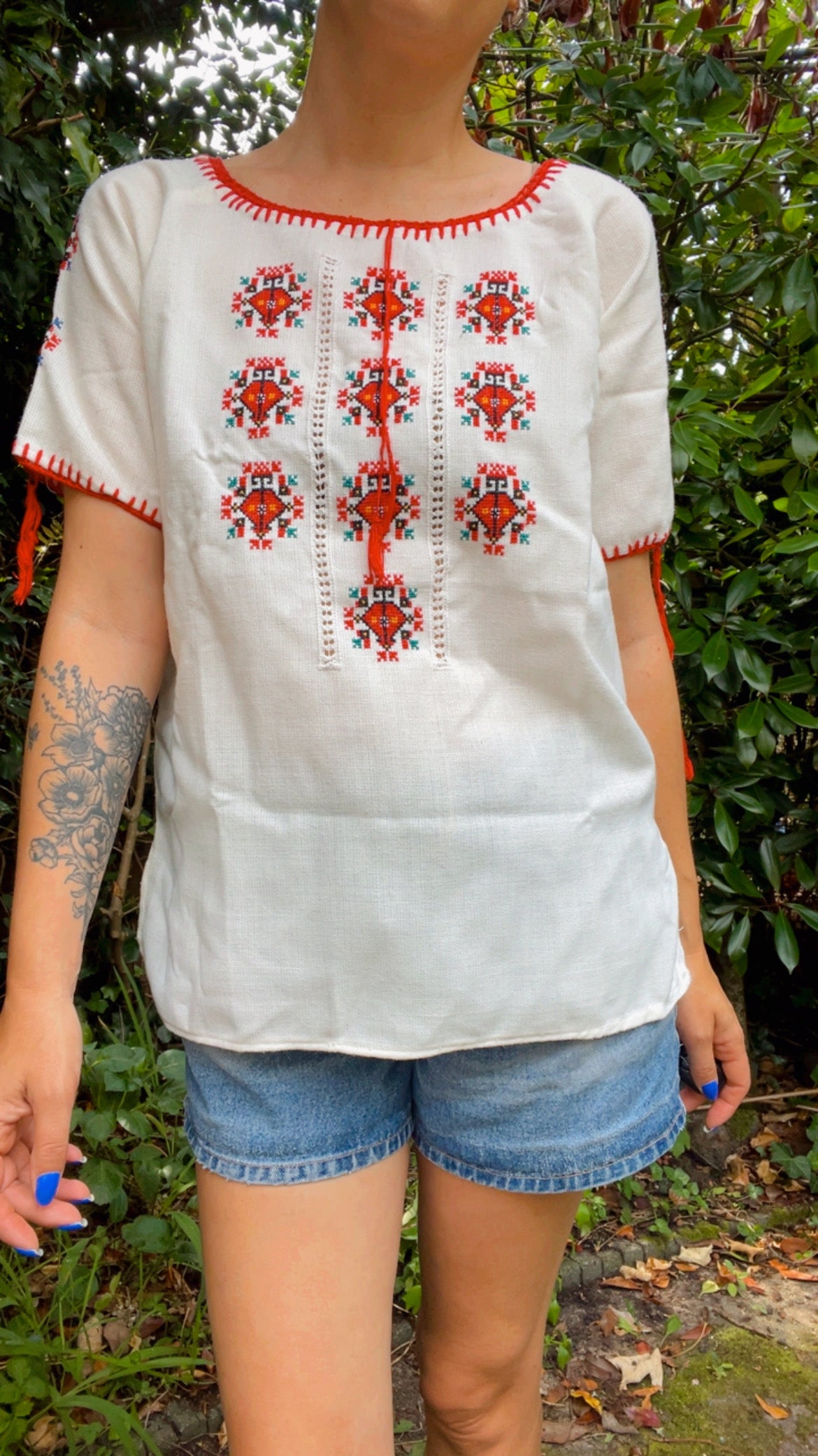 70s Folklore Top