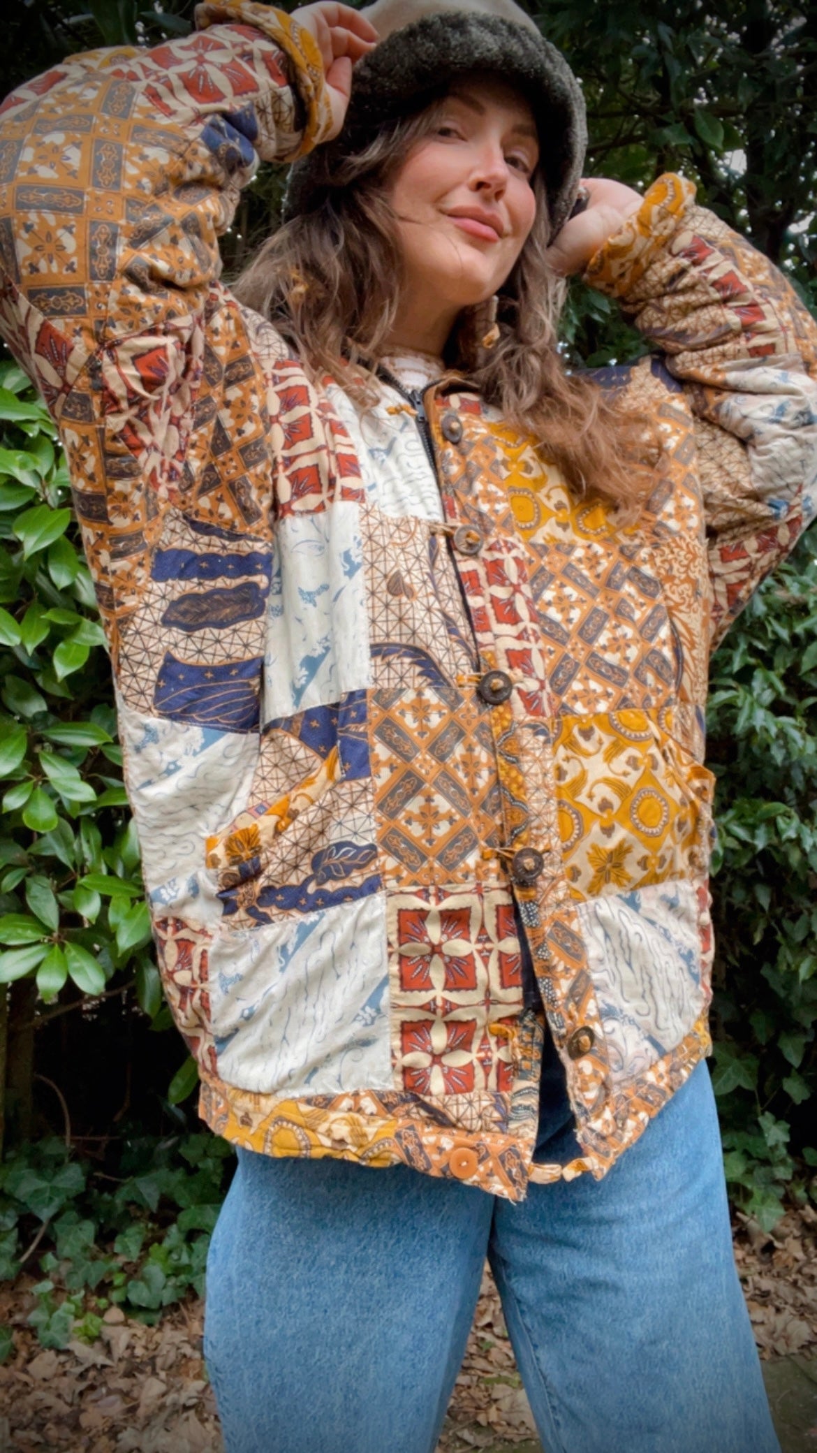 Reversible Batik Jacket