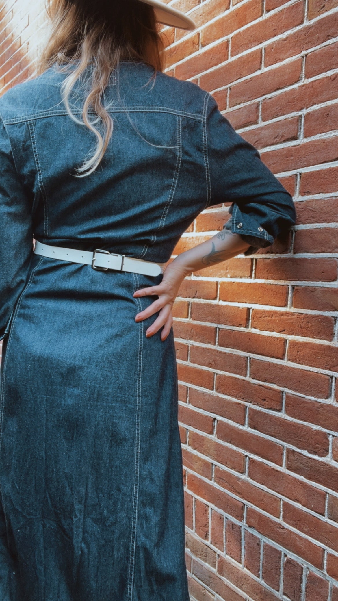 Reworked • Denim Maxi Dress