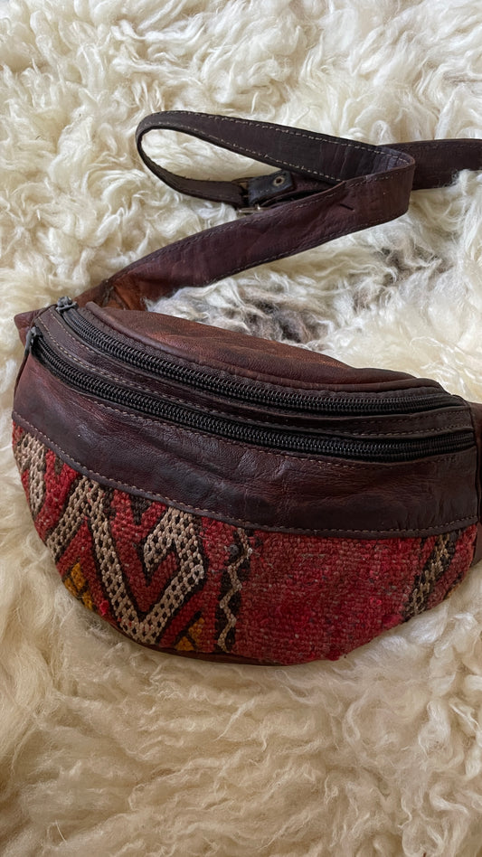 Kelim & Leather Bumbag