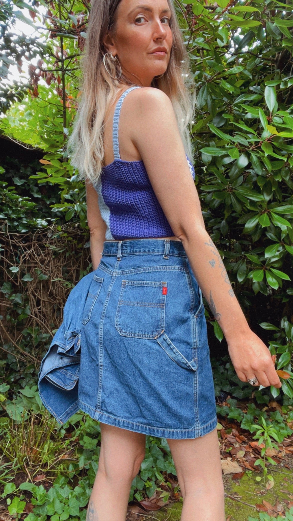 Denim Worker Skirt