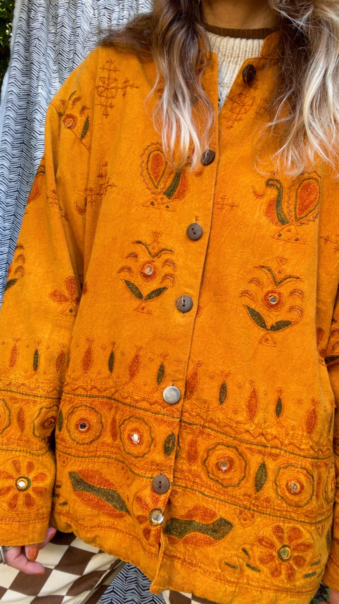 Reworked • Mirror Embroidery Jacket