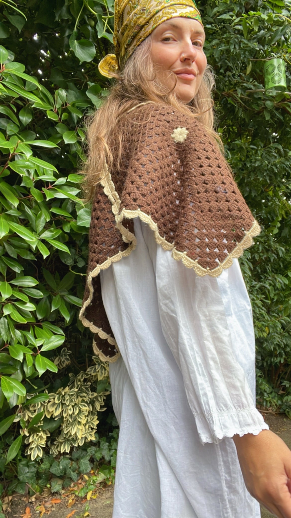 70s Crochet Capelette