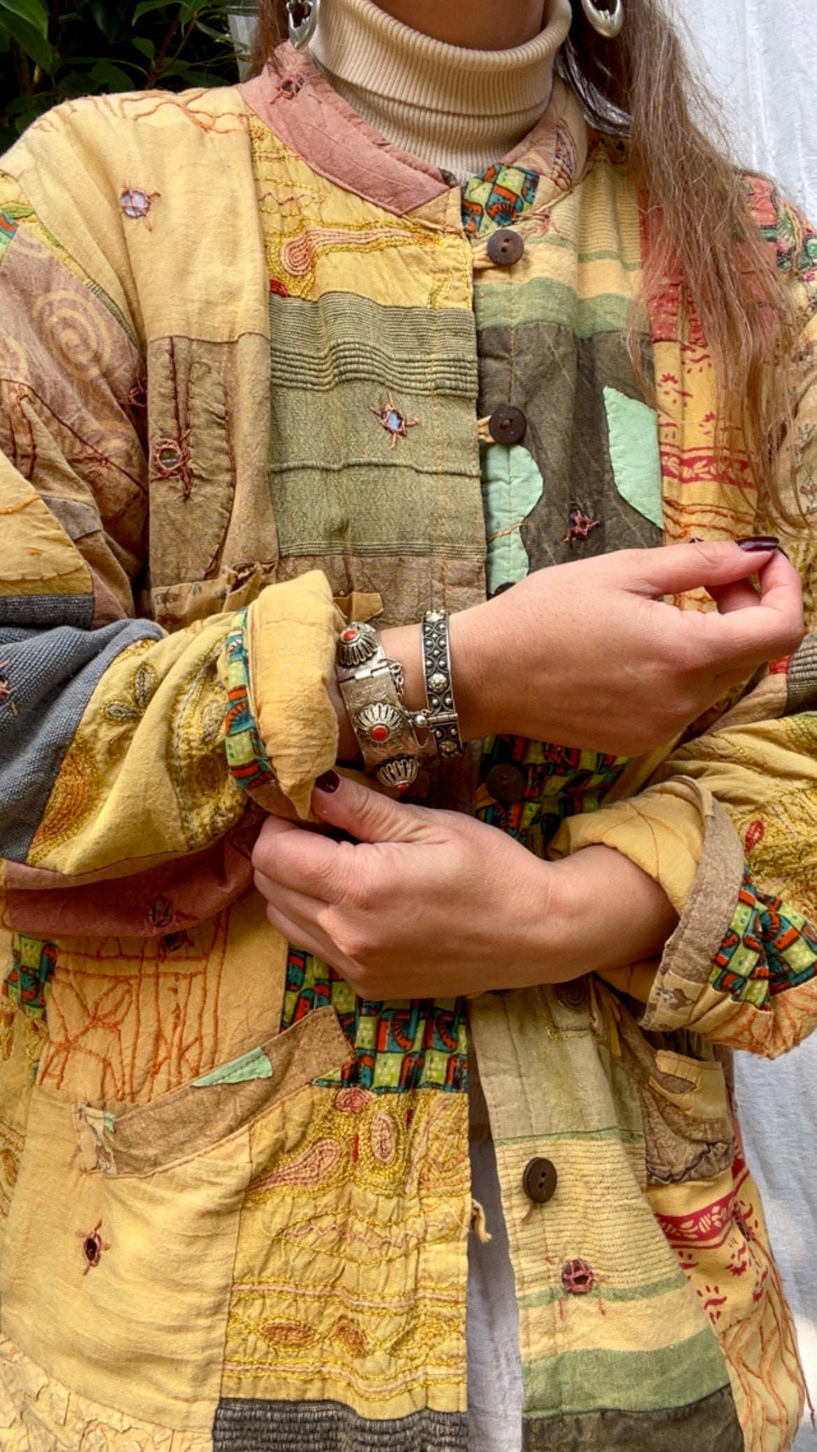 Patchwork Kantha Jacket