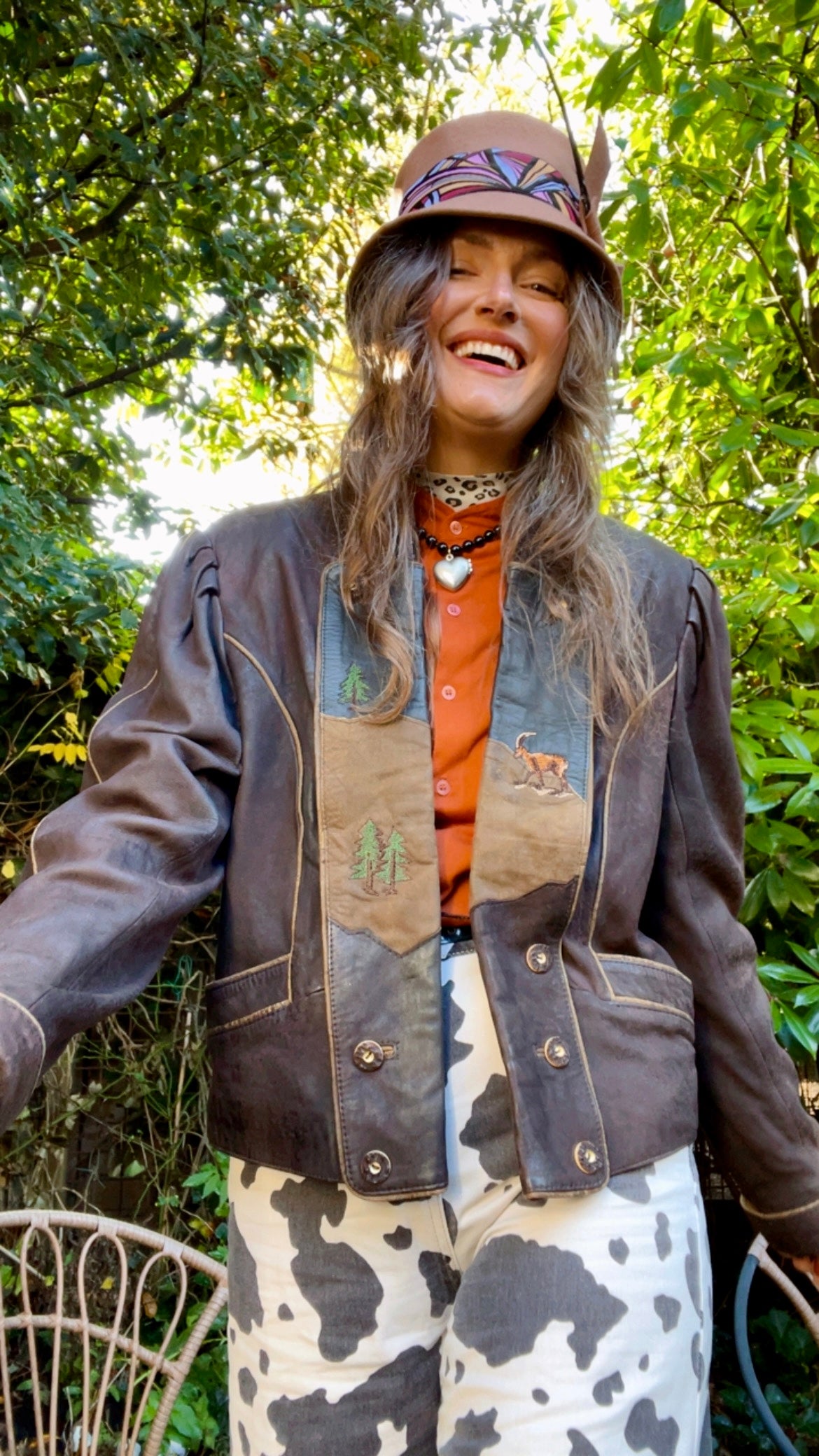 Leather Folklore Jacket