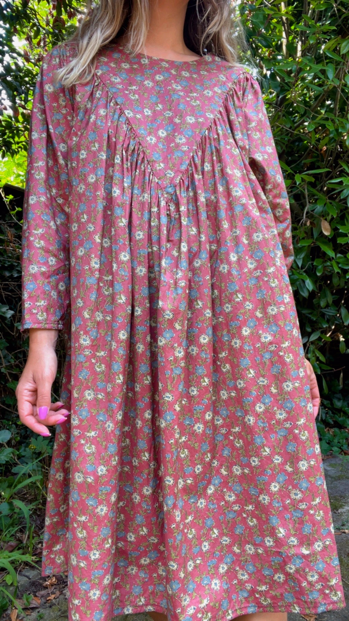 Handmade Floral Dress