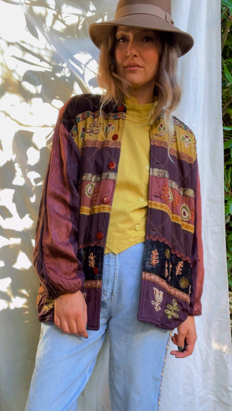 Embroidery Patchwork Jacket