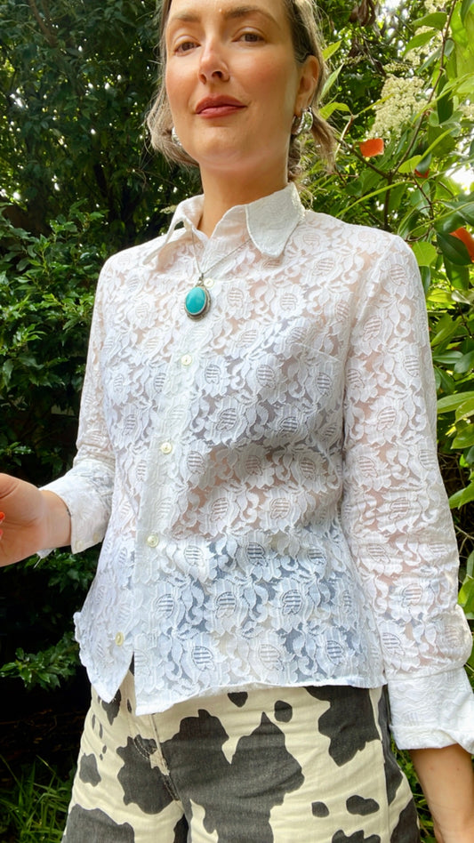 70s Lace Shirt
