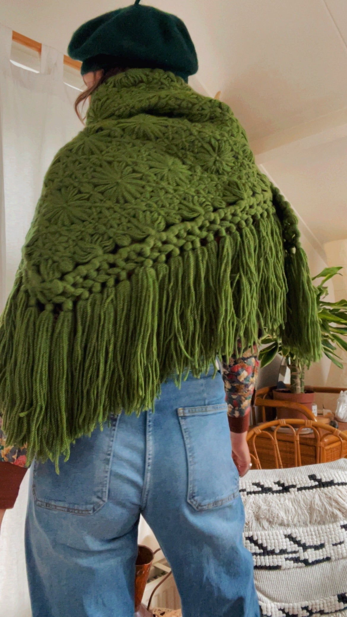 Triangle Fringe Scarf