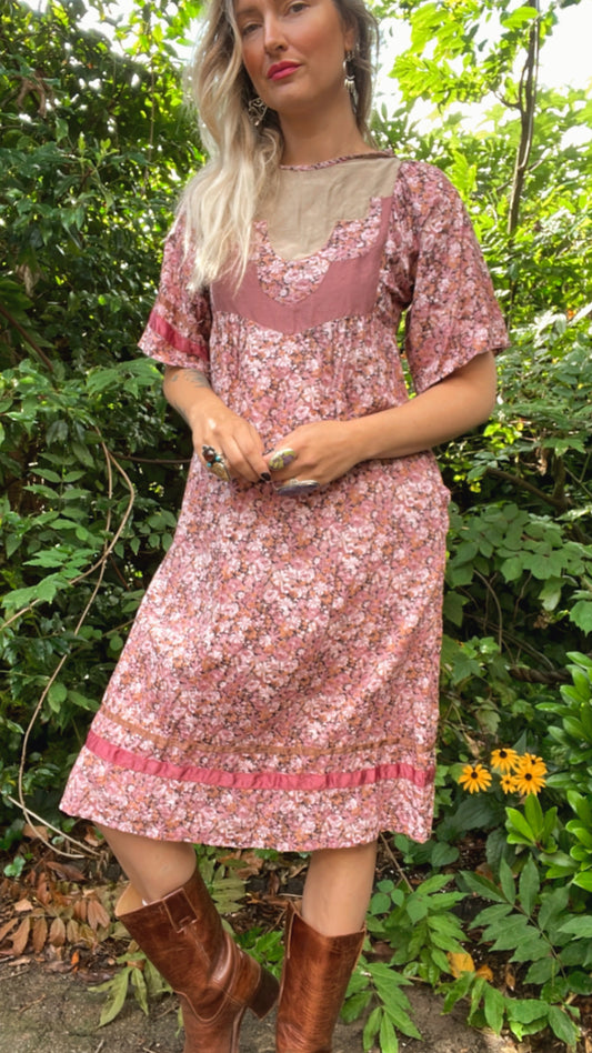 60s floral dress