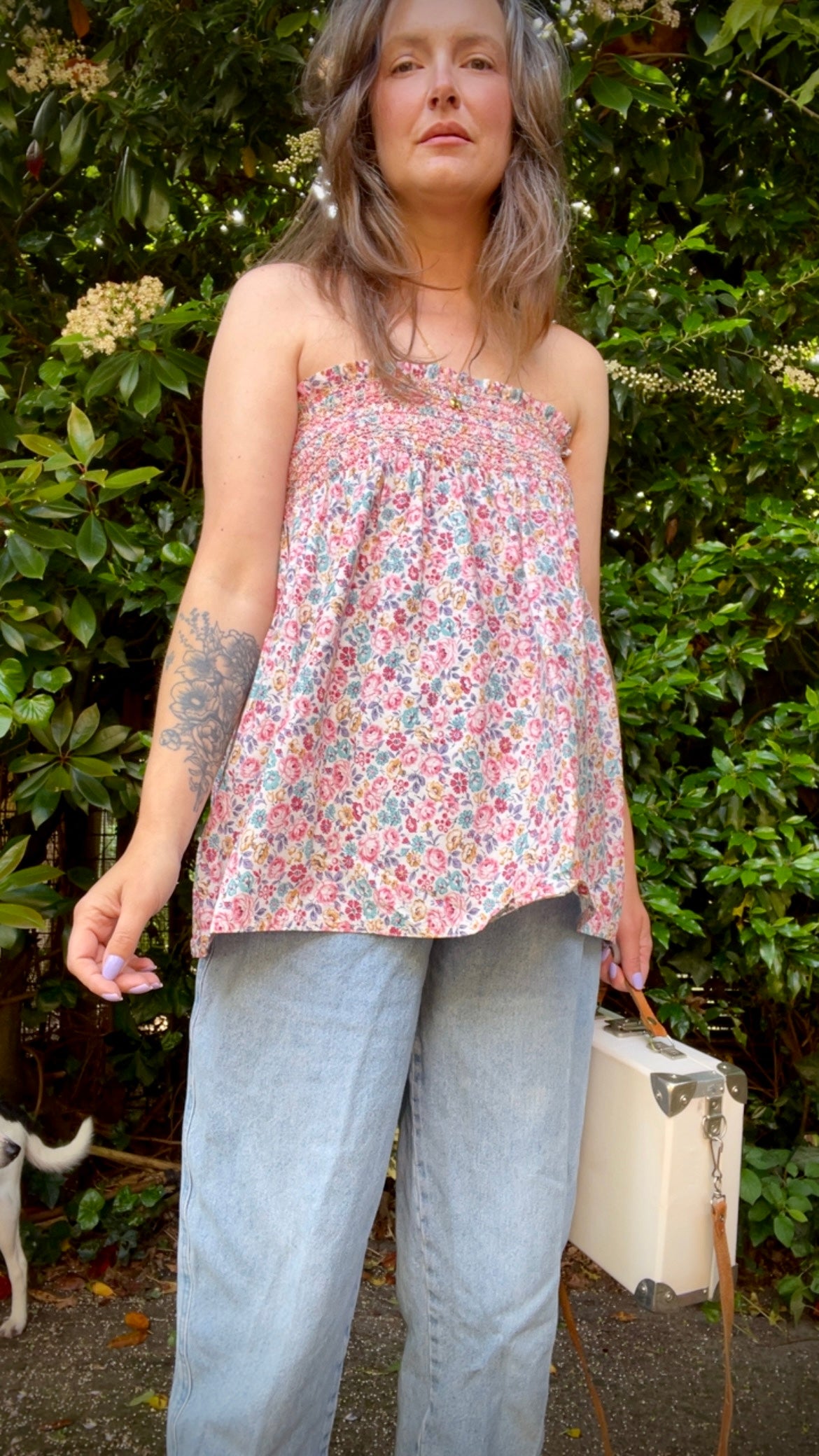 Floral Top (or skirt)
