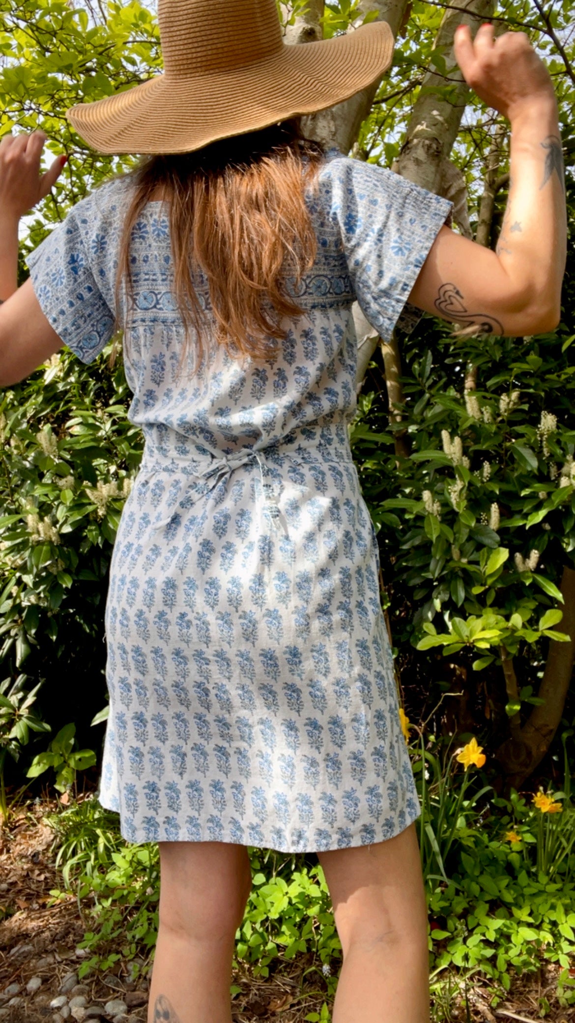 Blockprint Dress