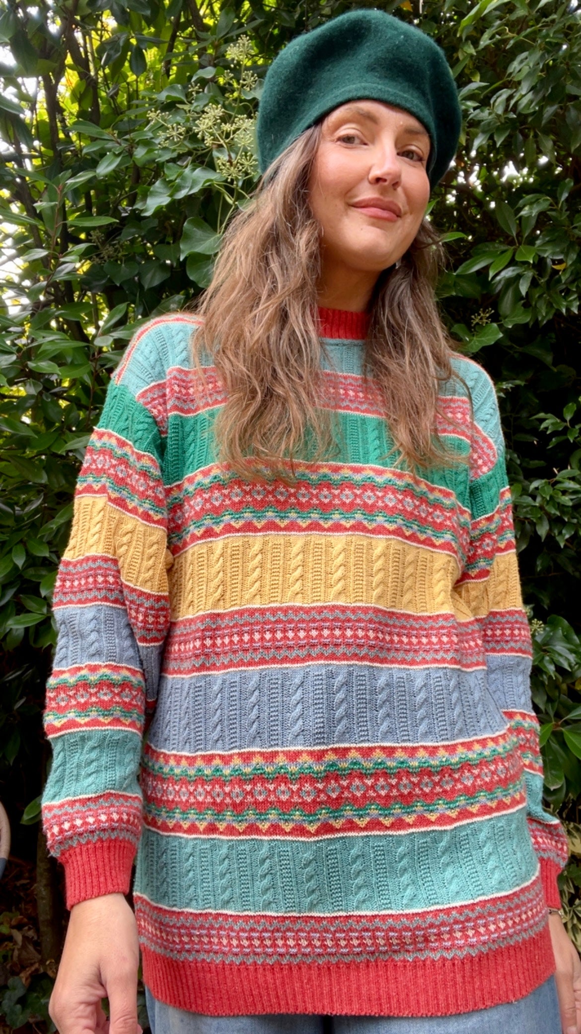 Colorful Pattern Jumper
