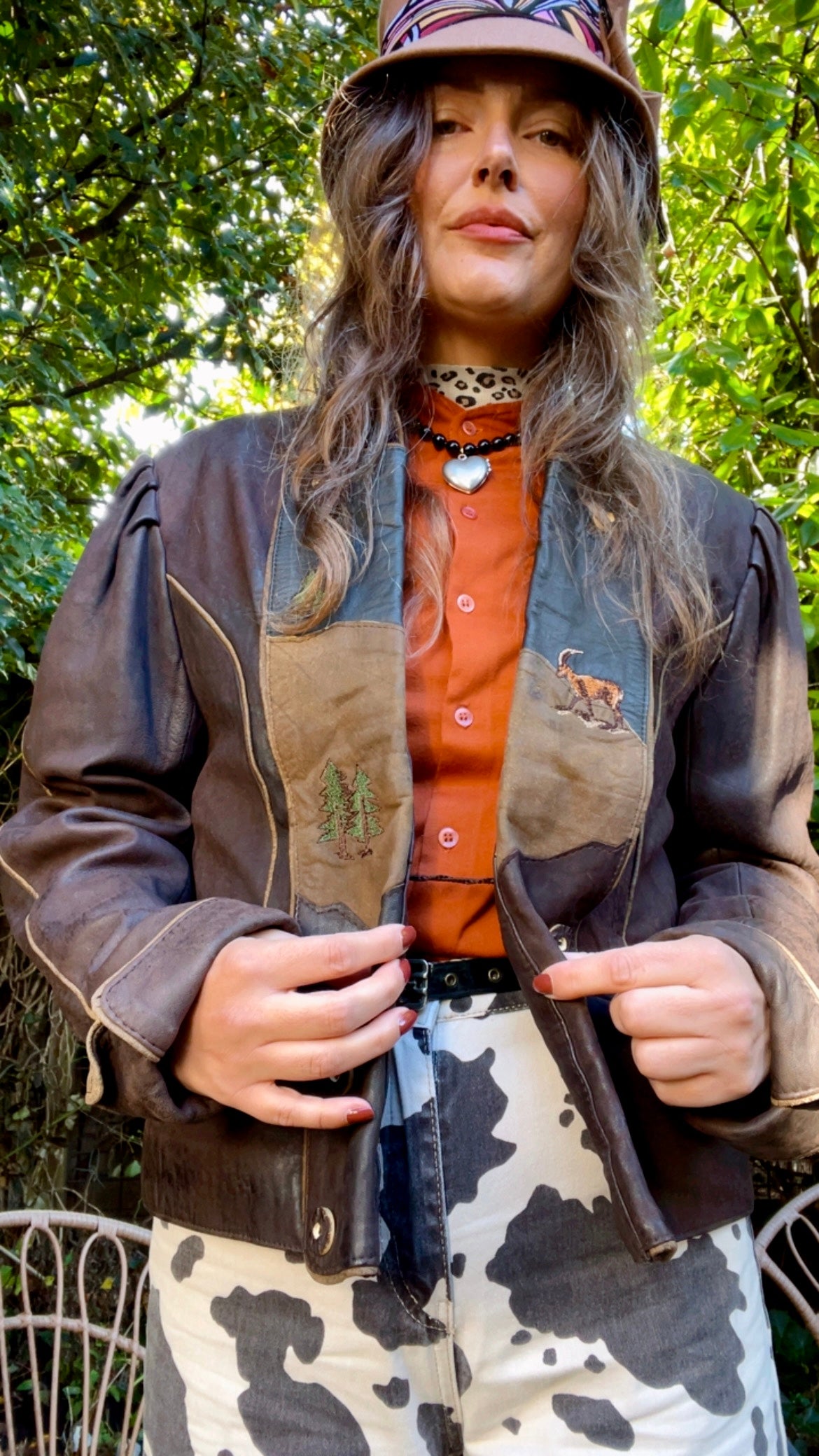 Leather Folklore Jacket