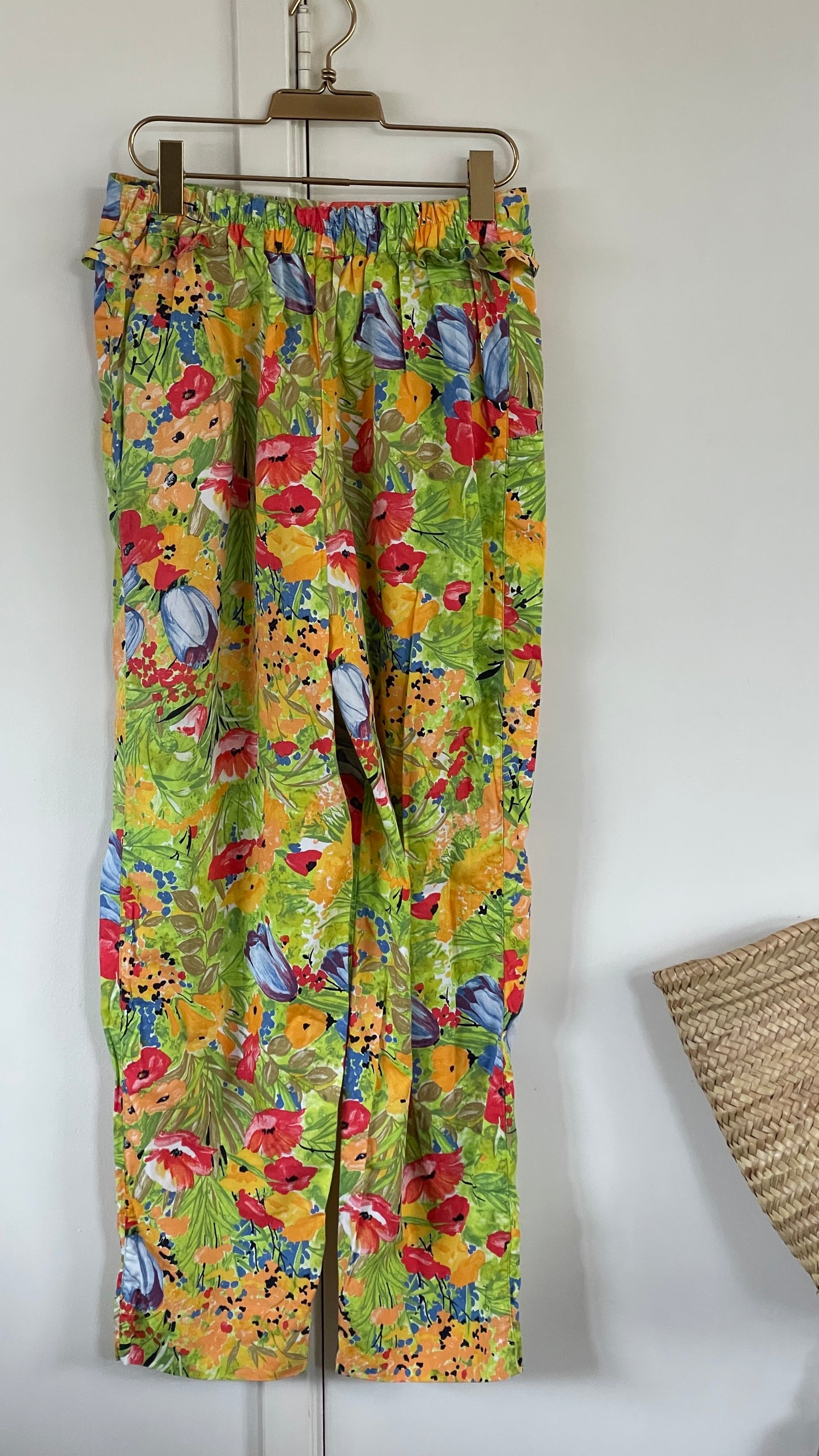 90s floral pants
