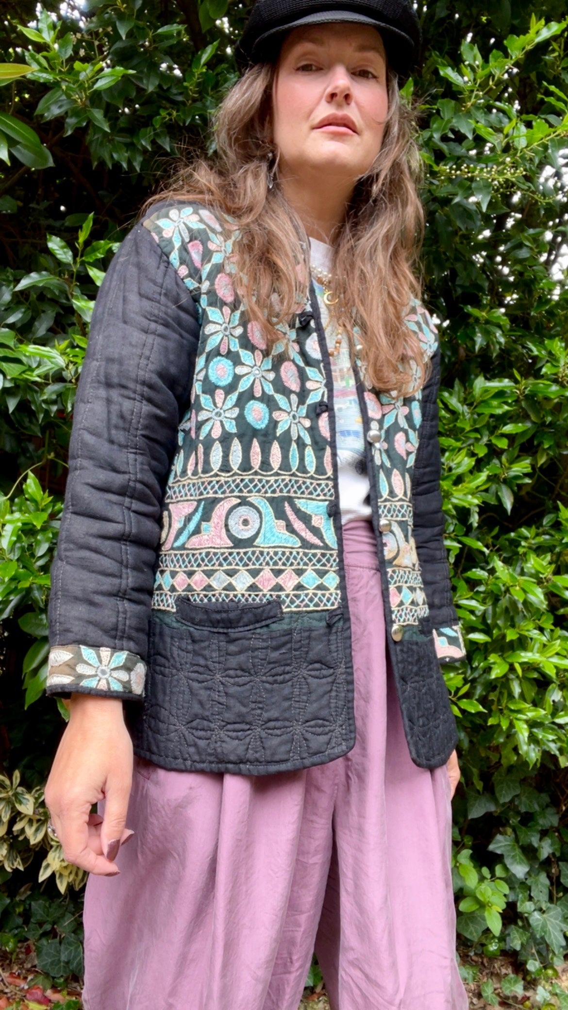 Suzani padded jacket