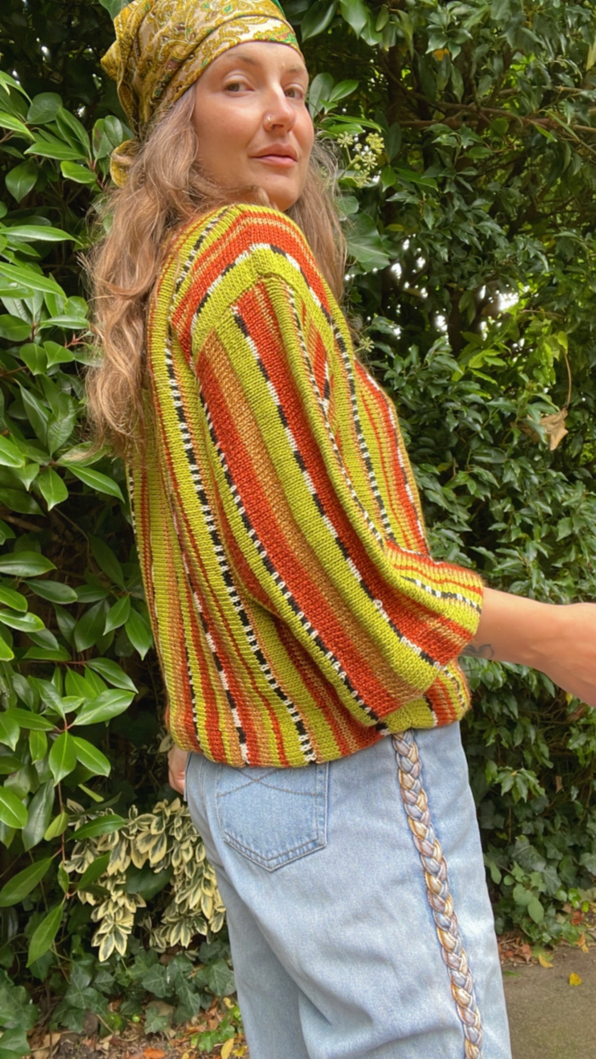 Graphic Knitted Jumper