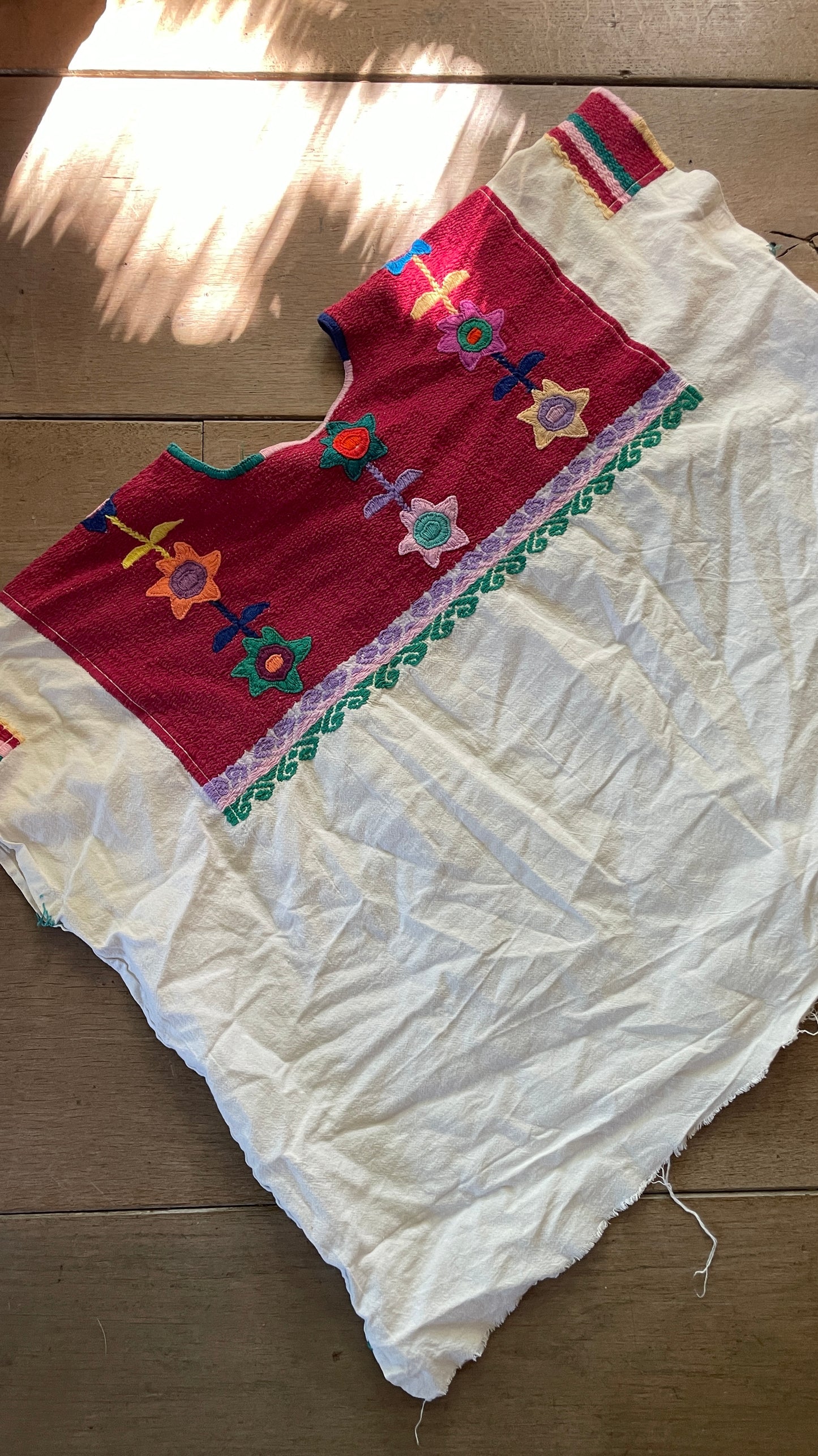 Huipil Flower Top