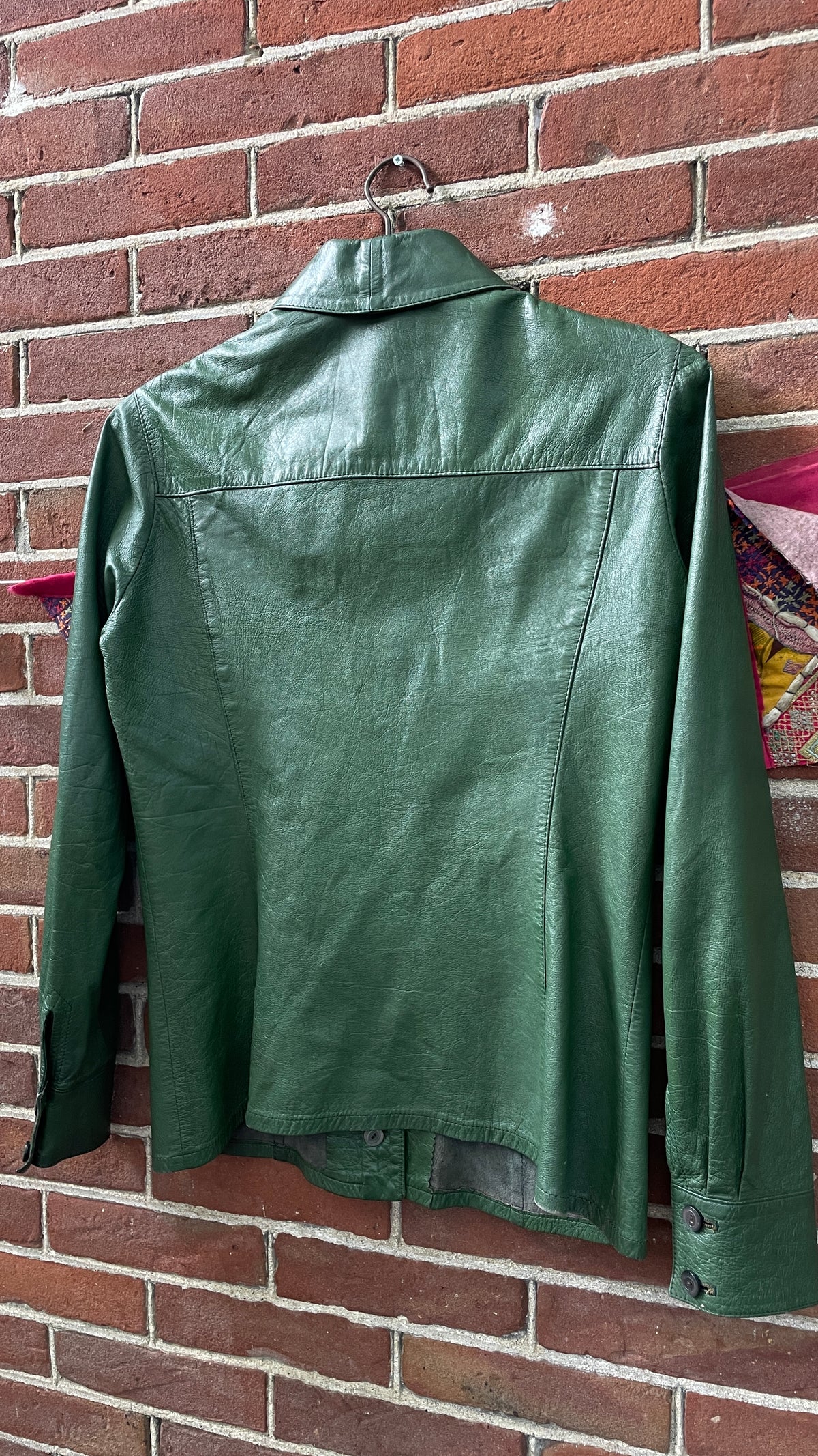 70s Leather Overshirt