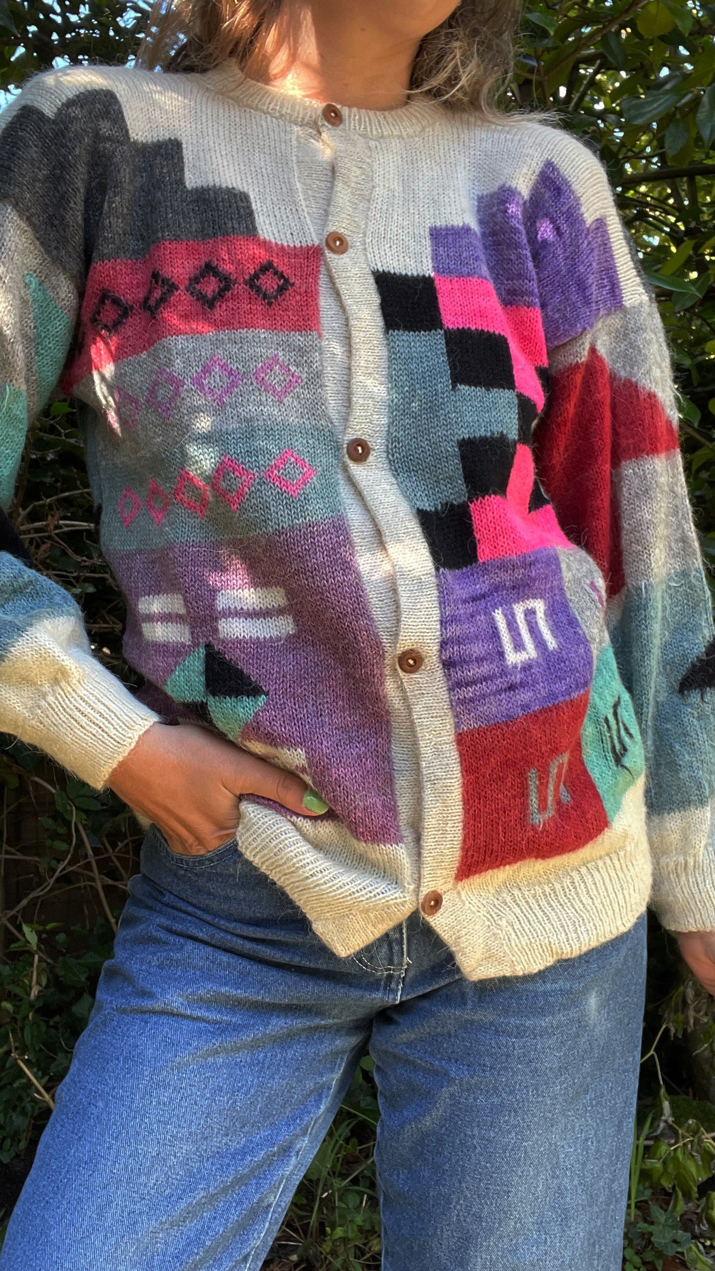 The Colorful Cardigan