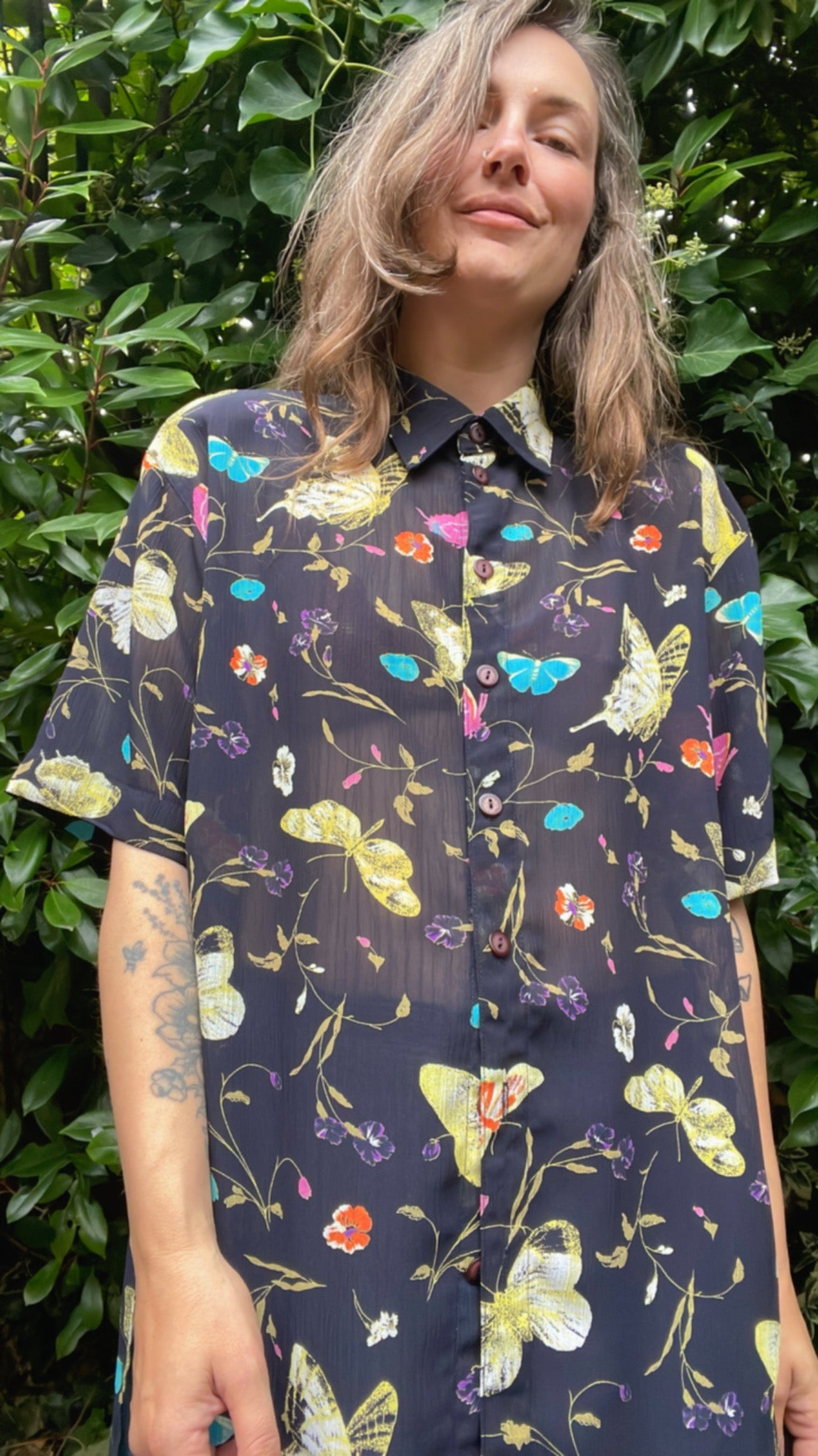 Y2K Butterfly SS Shirt