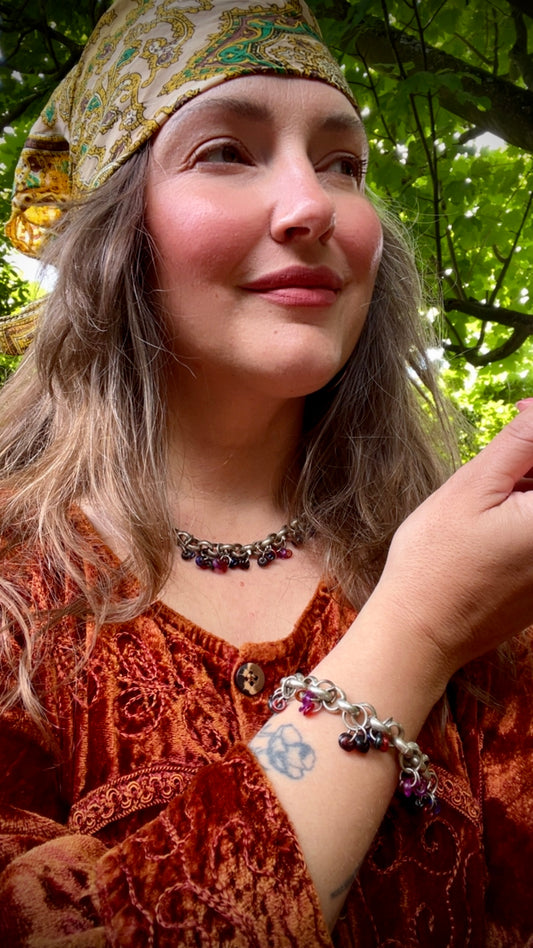 Set Boho Necklace & Bracelet