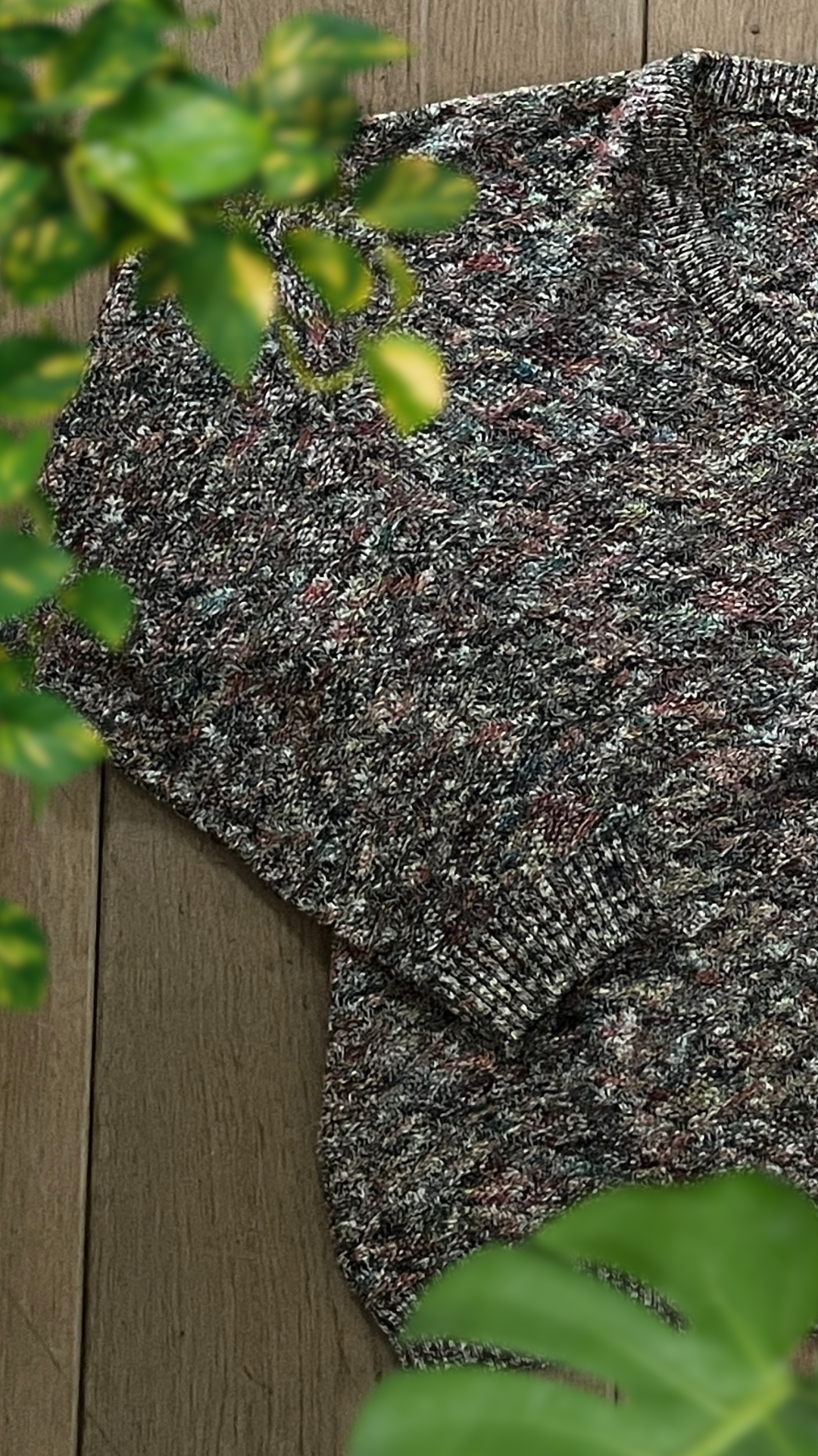 Hand Knitted Melange Jumper