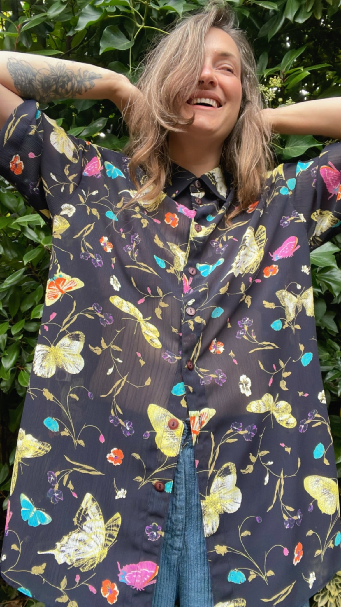 Y2K Butterfly SS Shirt