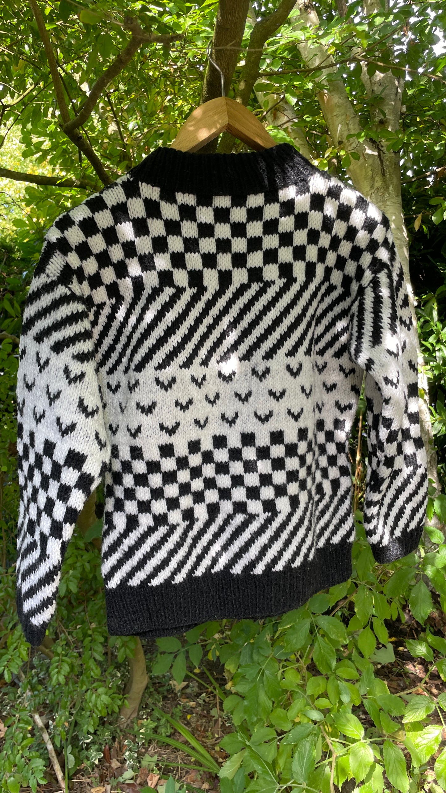 B&W Pattern Jumper