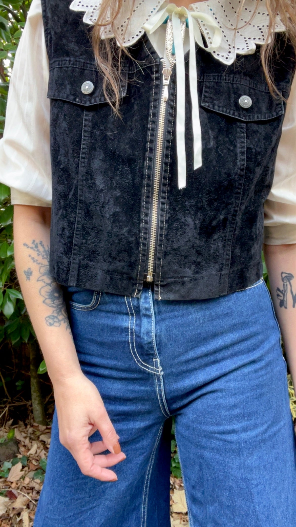 90s Suedine Waistcoat