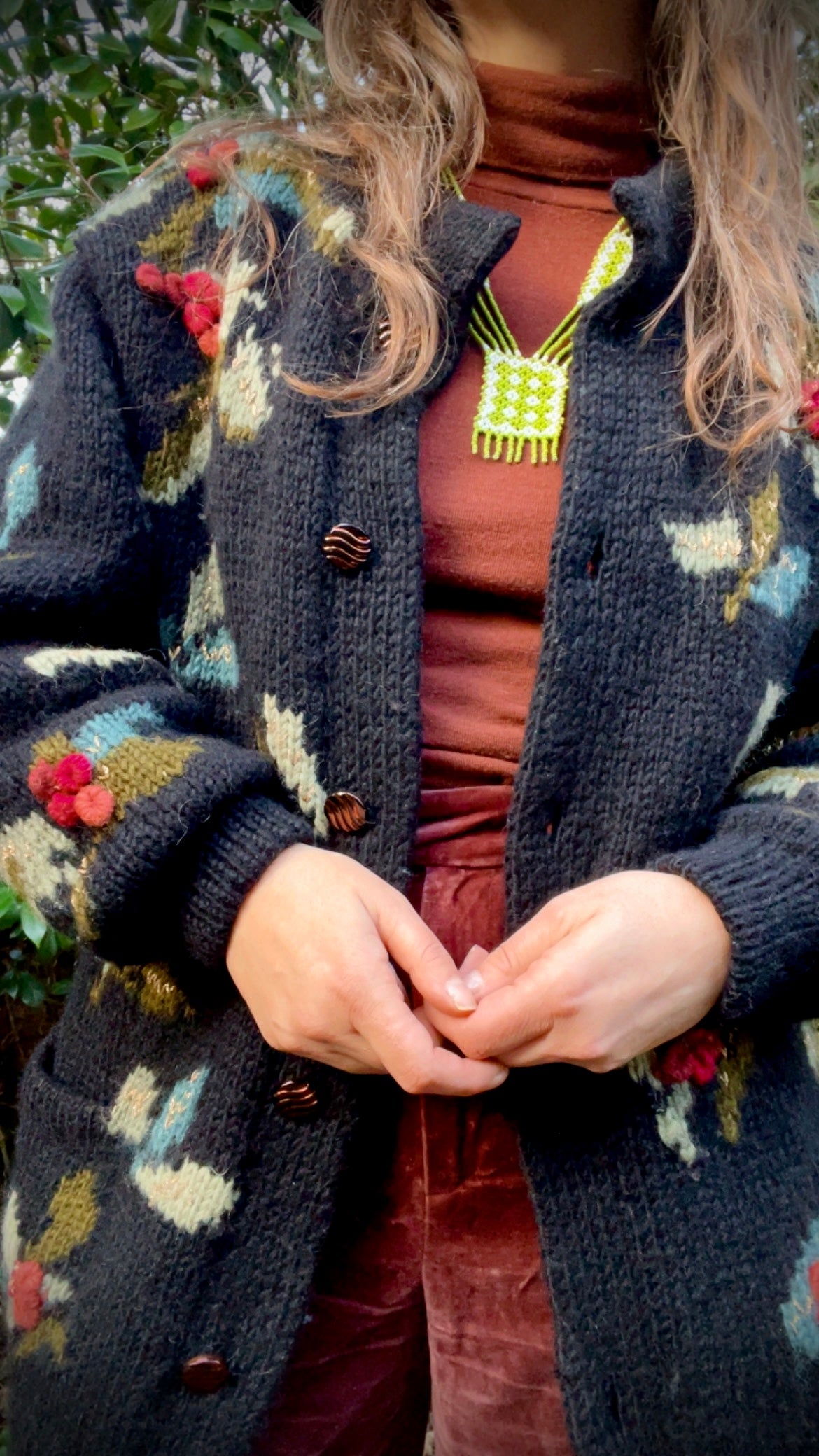 Floral Padded Jardigan