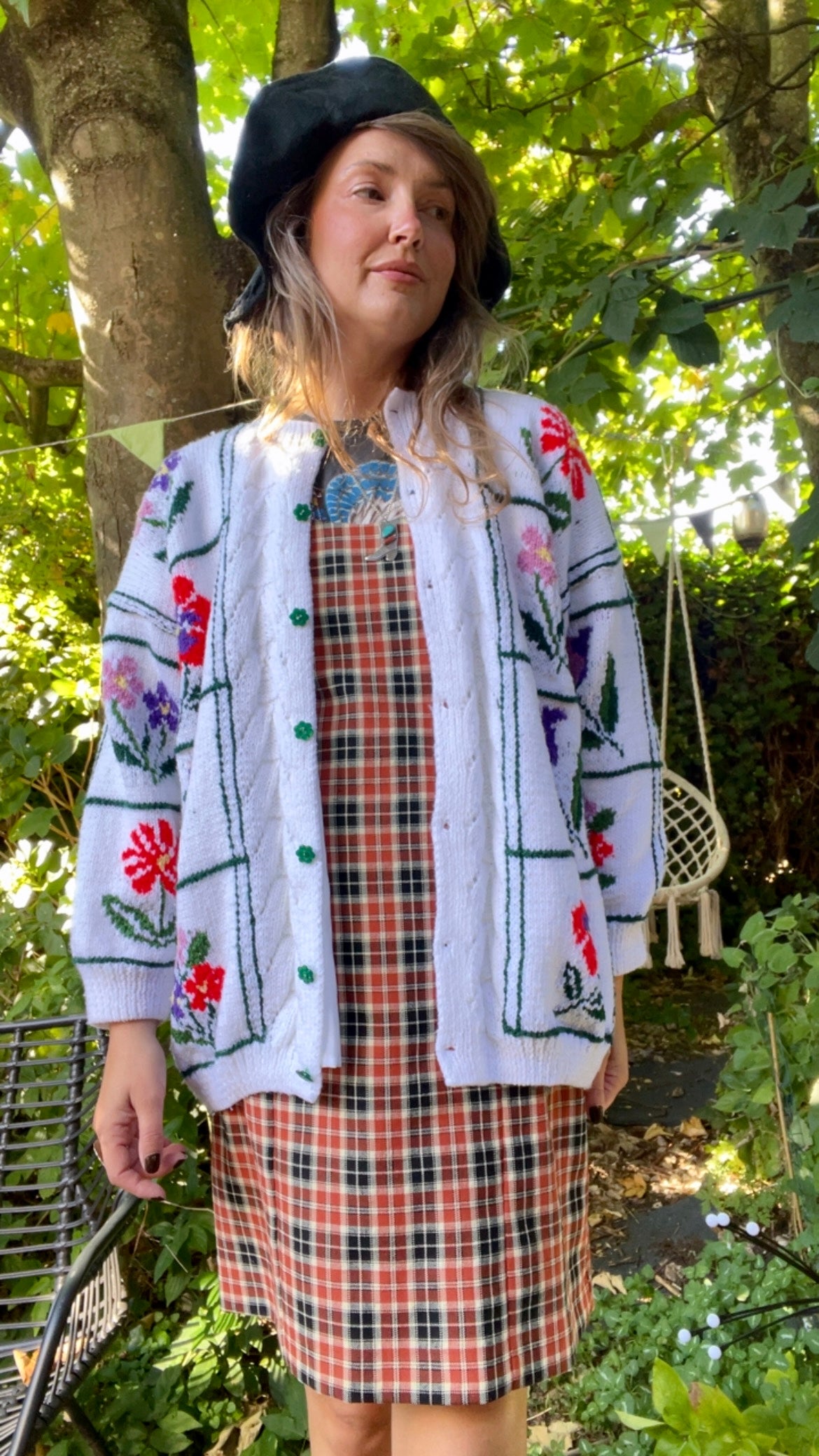 Flower Novelty Cardigan