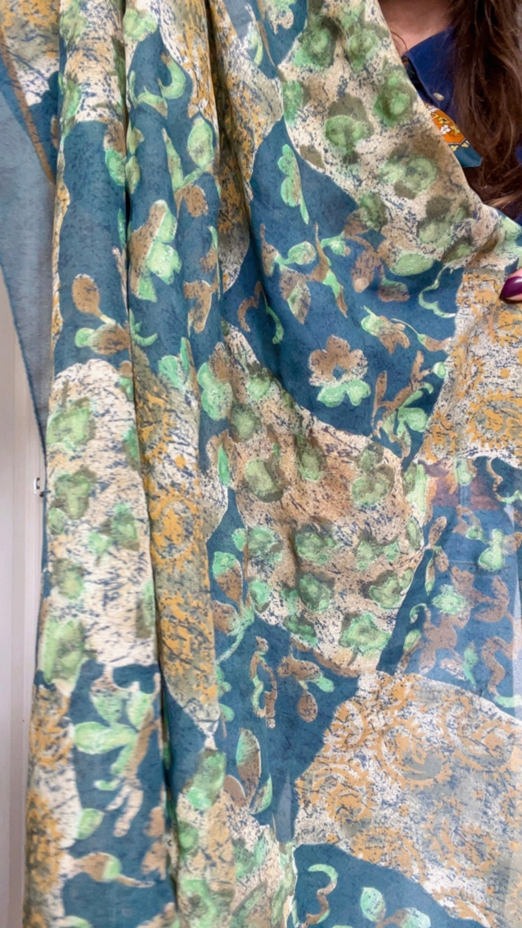 Patchwork Print Scarf