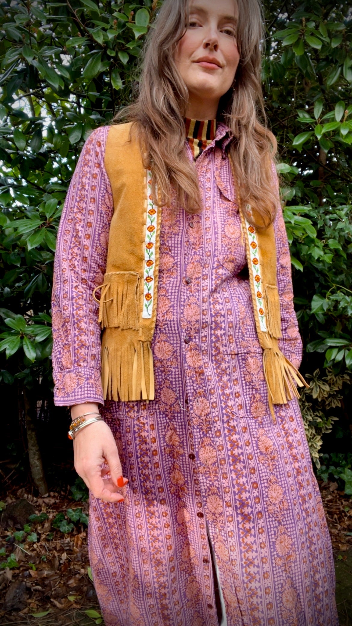 Blockprint Shirt Dress