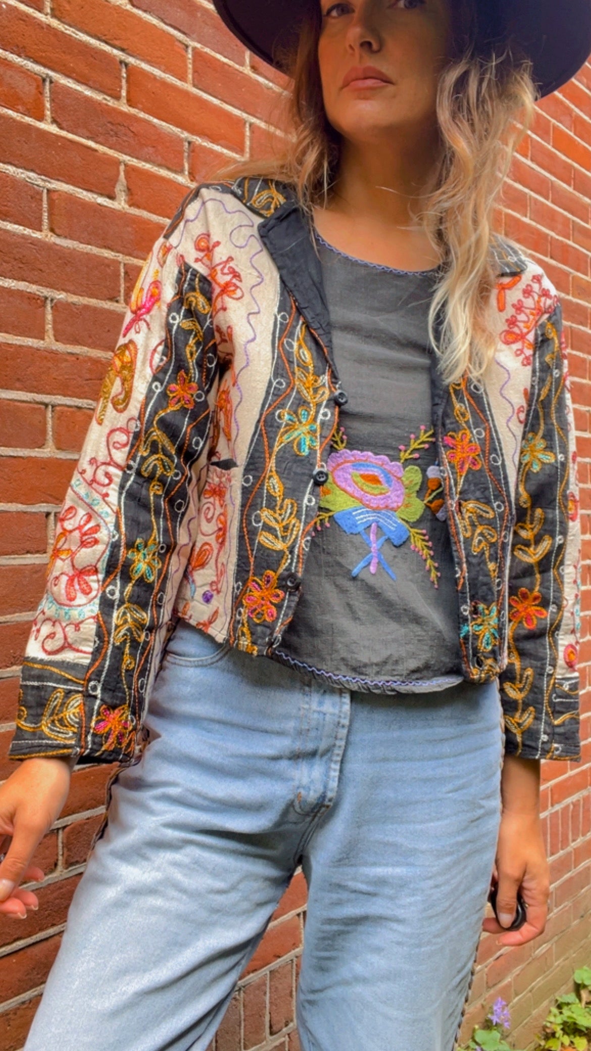 Embroidered Kantha Jacket