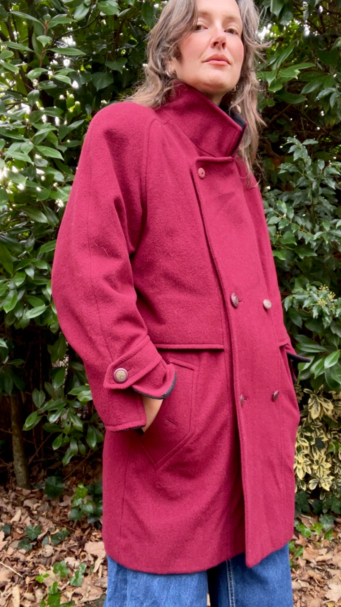Mid-length Wool Coat