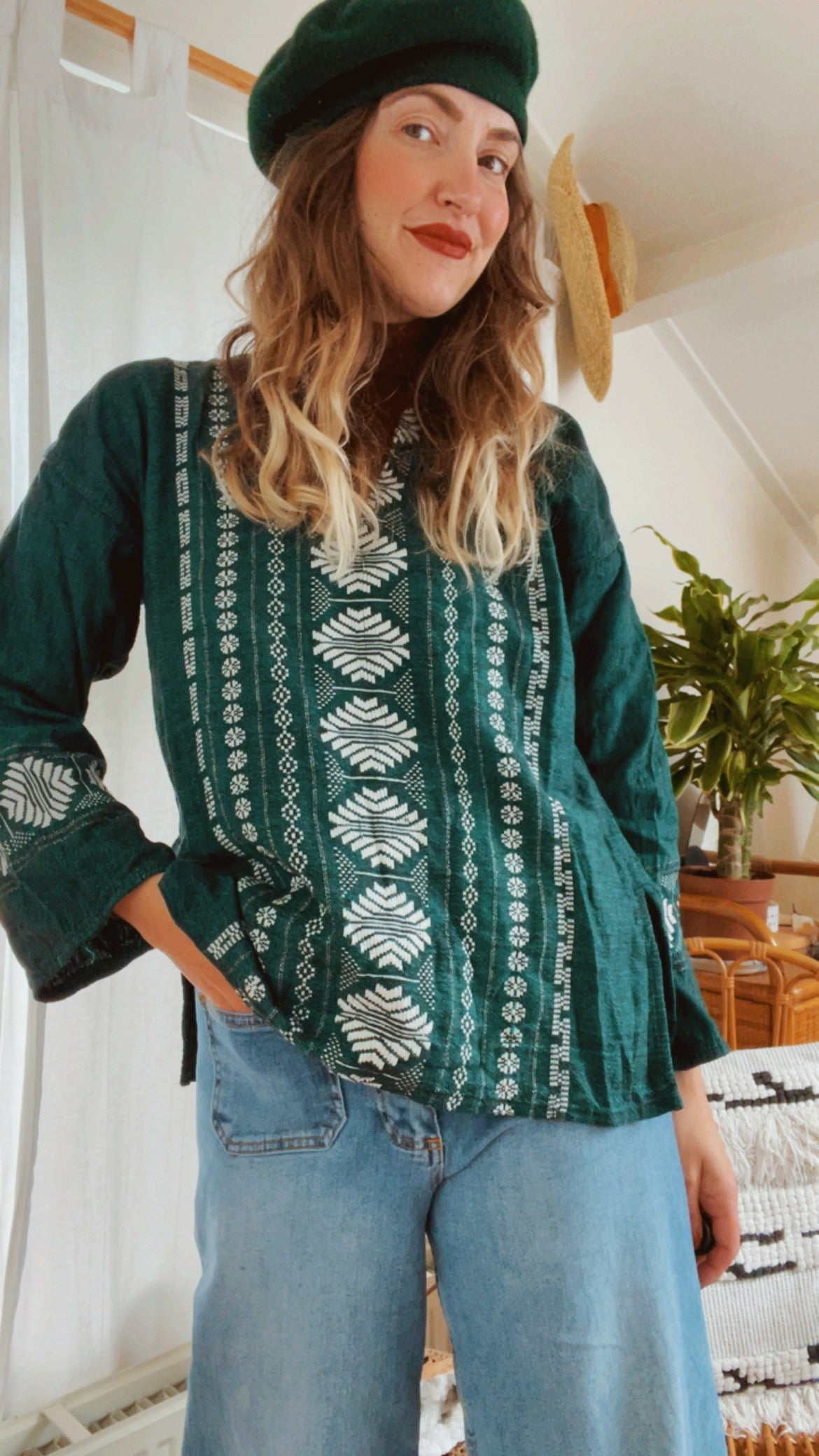 Mexican Woven Top