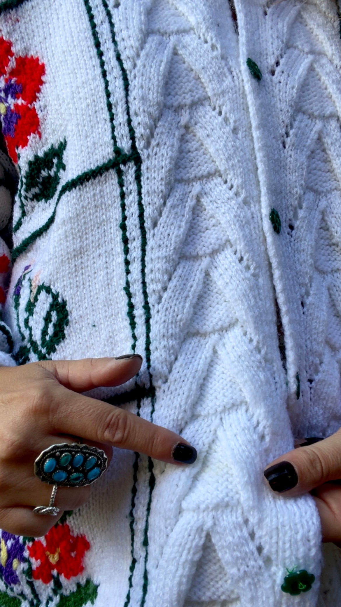 Flower Novelty Cardigan